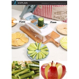 Universali vaisių ir daržovių pjaustyklė "Aukščiausia klasė 4"