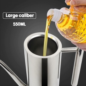 Plieninis indas alyvuogių aliejui "Aukščiausia klasė 5" (700 ml)
