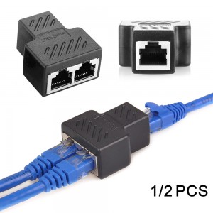 RJ45 Tinklo kabelio šakotuvas 1 į 2 "Dual Pro Premium"