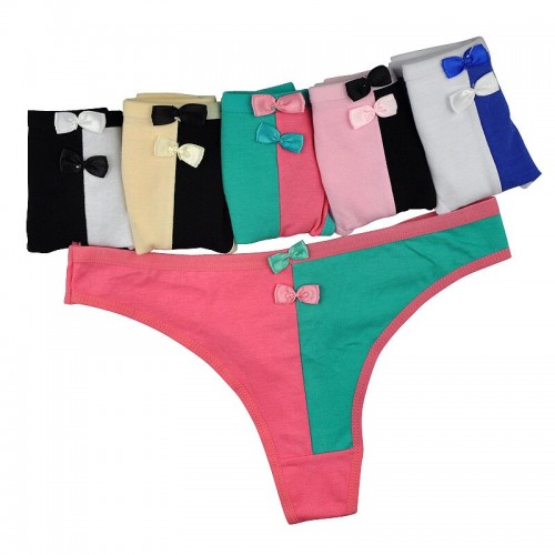 Moteriškos kelnaitės "Stilingiausieji kaspinukai" (5 vnt.