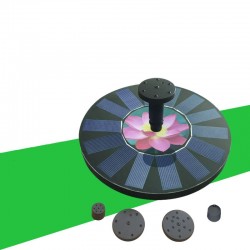 Sodo fontanas "Rožinė vandens lelija 3" (1.4 W)