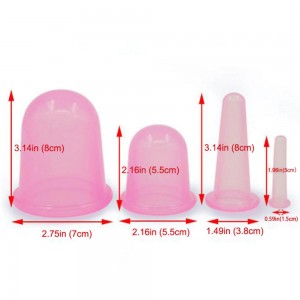 Silikoninės taurelės "Atgimimas" (nugarai ir veidui)