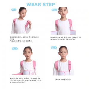 Pečių laikysenos korektorius vaikams "Pro Confort Deluxe 3"