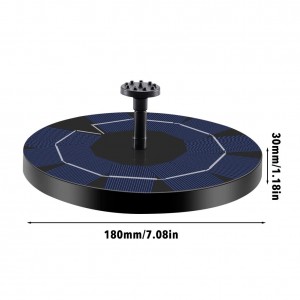Sodo fontanas "Modernumas 6" (18 x 18 cm)
