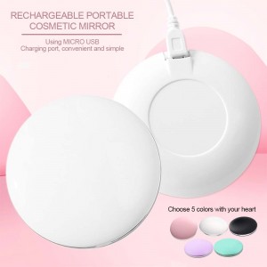 LED nešiojamasis veidrodis makiažui "Pro Makeup Deluxe 2"