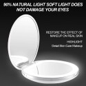 LED nešiojamasis veidrodis makiažui "Pro Makeup Deluxe 2"