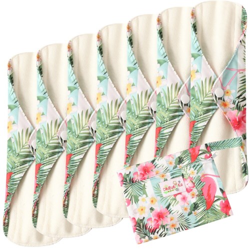 Daugkartinio naudojimo higieniniai įklotai "Bella Premium White" (7 vnt.)