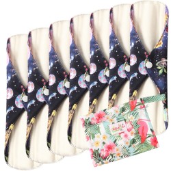 Daugkartinio naudojimo higieniniai įklotai "Bella Premium White 6" (7 vnt.)