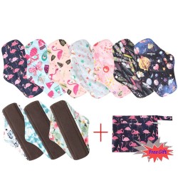 Daugkartinio naudojimo higieniniai įklotai "Bella Premium Deluxe" (7 vnt.)