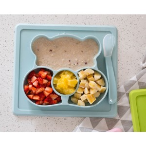 Vaikiškas silikoninis pietų padėkliukas "Koalos stilius 2" (eko