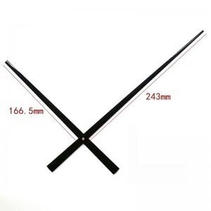 Sieninio laikrodžio mechanizmas "Juodoji elegantiškoji strėlė 2"