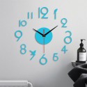 Sieninis laikrodis "Paukščiai ant skaičių 2" (40 x 40 cm)