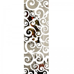 Veidrodiniai lipdukai "Puikieji ornamentai 3" (85 x 24 cm)