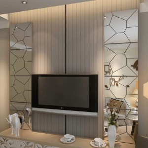 Veidrodiniai lipdukai "Puikieji ornamentai 4" (20 x 20 cm)