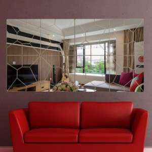 Veidrodiniai lipdukai "Puikieji ornamentai 4" (20 x 20 cm)