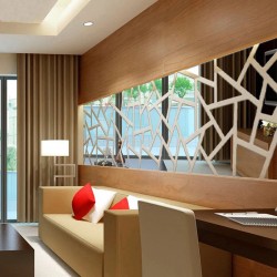 Veidrodiniai lipdukai "Puikieji ornamentai 5" (100 x 25 cm)