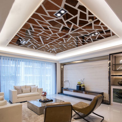 Veidrodiniai lipdukai "Puikieji ornamentai 5" (100 x 25 cm)