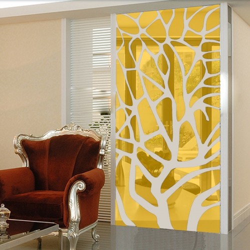 Veidrodiniai lipdukai "Puikieji ornamentai 6" (100 x 40 cm)