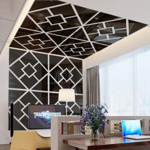 Veidrodiniai lipdukai "Puikieji ornamentai 8" (50 x 50 cm)