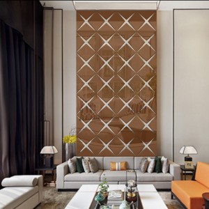 Veidrodiniai lipdukai "Puikieji ornamentai 10" (60 x 60 cm)