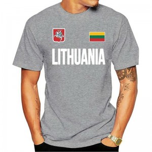 Vyriški medvilniniai marškinėliai "Lietuva"