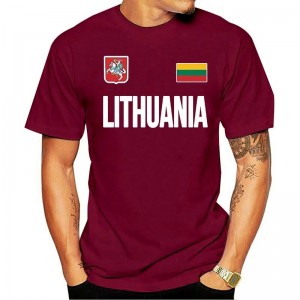 Vyriški medvilniniai marškinėliai "Lietuva"