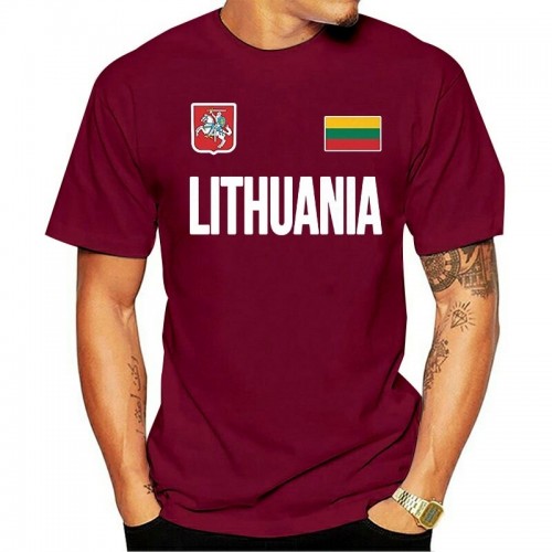 Vyriški medvilniniai marškinėliai "Lietuva"