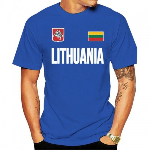 Vyriški medvilniniai marškinėliai "Lietuva"