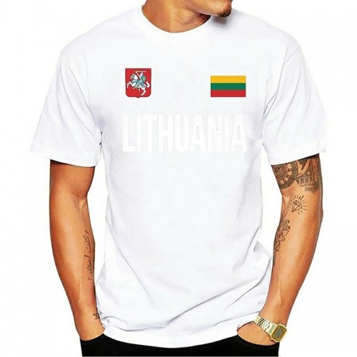 Vyriški medvilniniai marškinėliai "Lietuva"