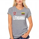 Vyriški medvilniniai marškinėliai "Lietuva"
