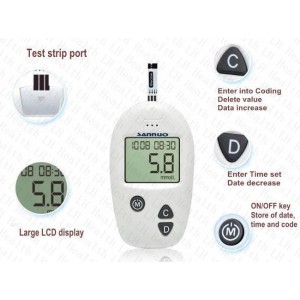 Cukraus ir gliukozes kiekio kraujyje matuoklis