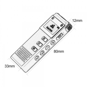 Diktofonas "Profesionalas 5"  (stereo)