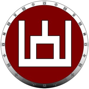 Aukštos kokybės lipdukas ant automobilio "Gedimino stulpai"