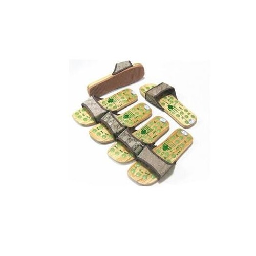 Akupresūrinės masažinės šlepetės "Jade & Wood House Slippers"