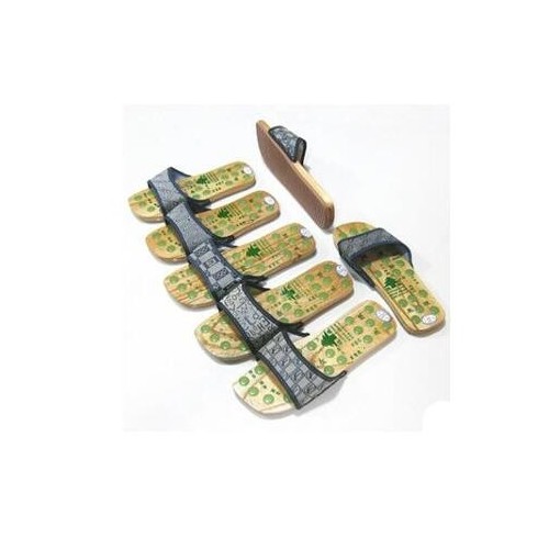 Akupresūrinės masažinės šlepetės "Jade & Wood House Slippers"