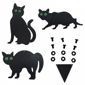 Paukščių baidytuvas "Black Cats" (3 vnt.