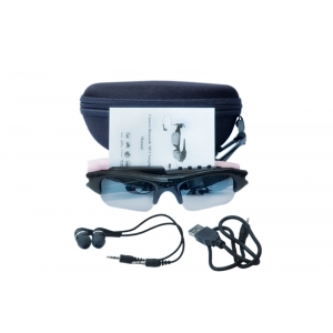 Akiniai slapta kamera "Snobas" (720P, MicroSD/TF)