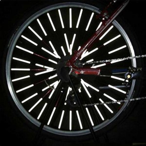 Atšvaitai dviračio stipinams "Bus šviesiau" (12 vnt.