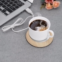 Puodelio šildytuvas "Medinė elegancija" (USB)