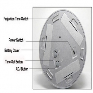 Laikrodis projektorius "Nakties šviesos"