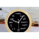 Laikrodis žadintuvas "Matematika" (12 cm)