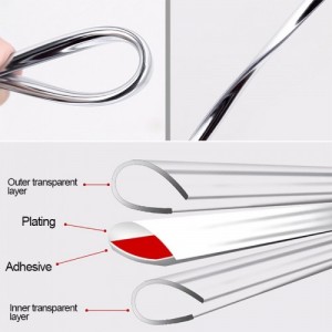 Guminės apsauginės juostelės automobiliui "Renova Deluxe