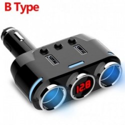 12V-24V automobilio cigarečių žiebtuvėlio lizdo skirstytuvas
