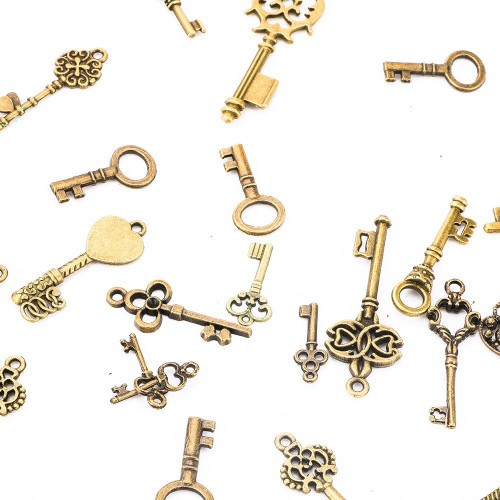 Dekoratyviniai puošybos elementai "Rakteliai 2" (100 vnt.