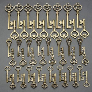 Dekoratyviniai puošybos elementai "Rakteliai 3" (48 vnt.