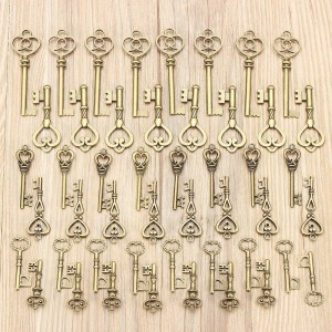 Dekoratyviniai puošybos elementai "Rakteliai 3" (48 vnt.