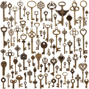 Dekoratyviniai puošybos elementai "Rakteliai 4" (100 vnt.