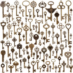 Dekoratyviniai puošybos elementai "Rakteliai 4" (100 vnt.