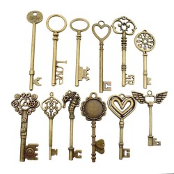 Dekoratyviniai puošybos elementai "Rakteliai 6" (12 vnt.