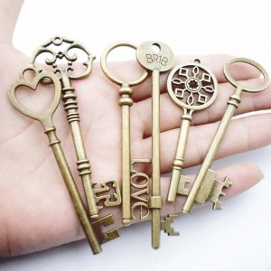 Dekoratyviniai puošybos elementai "Rakteliai 6" (12 vnt.